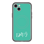 スリムプロテクションプレミアムケース with MagSafe［ オリジナル - ENFJ 主人公 - アルファベット - グリーン ］