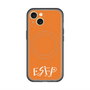 スリムプロテクションプレミアムケース with MagSafe［ オリジナル - ESFP エンターテイナー - アルファベット - オレンジ ］
