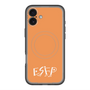 スリムプロテクションプレミアムケース with MagSafe［ オリジナル - ESFP エンターテイナー - アルファベット - オレンジ ］