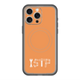 スリムプロテクションプレミアムケース with MagSafe［ オリジナル - ISTP 巨匠 - アルファベット - オレンジ ］