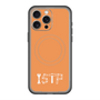スリムプロテクションプレミアムケース with MagSafe［ オリジナル - ISTP 巨匠 - アルファベット - オレンジ ］
