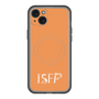 スリムプロテクションプレミアムケース with MagSafe［ オリジナル - ISFP 冒険家 - アルファベット - オレンジ ］