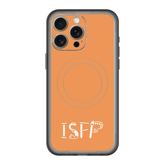 スリムプロテクションプレミアムケース with MagSafe［ オリジナル - ISFP 冒険家 - アルファベット - オレンジ ］