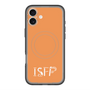 スリムプロテクションプレミアムケース with MagSafe［ オリジナル - ISFP 冒険家 - アルファベット - オレンジ ］