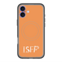 スリムプロテクションプレミアムケース with MagSafe［ オリジナル - ISFP 冒険家 - アルファベット - オレンジ ］
