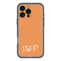 スリムプロテクションプレミアムケース with MagSafe［ オリジナル - ISFP 冒険家 - アルファベット - オレンジ ］