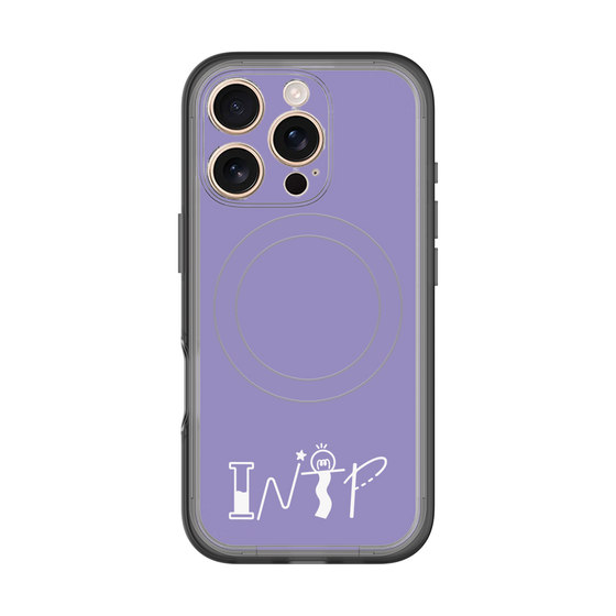 スリムプロテクションプレミアムケース with MagSafe［ オリジナル - INTP 論理学者 - アルファベット - パープル ］