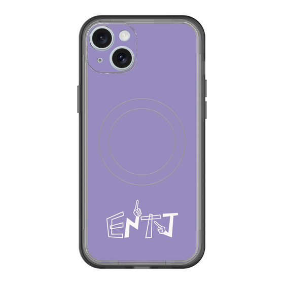 スリムプロテクションプレミアムケース with MagSafe［ オリジナル - ENTJ 指揮官 - アルファベット - パープル ］