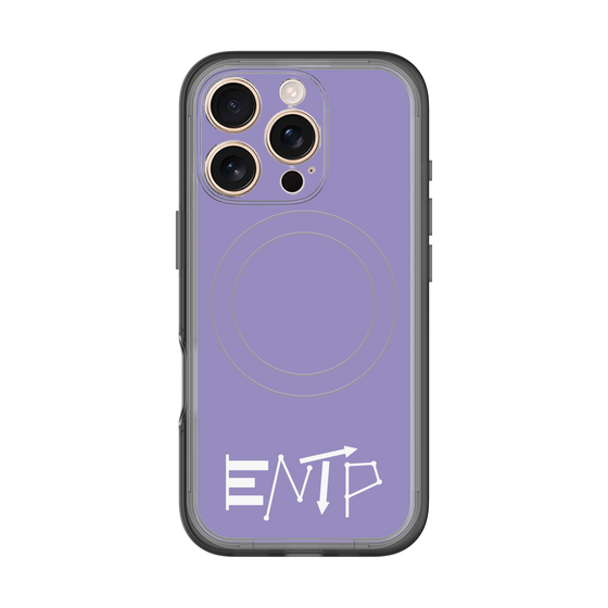 スリムプロテクションプレミアムケース with MagSafe［ オリジナル - ENTP 討論者 - アルファベット - パープル ］