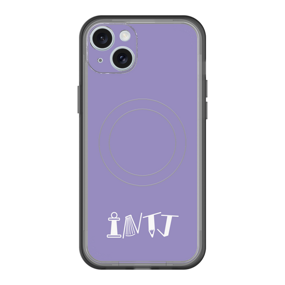 スリムプロテクションプレミアムケース with MagSafe［ オリジナル - INTJ 建築家 - アルファベット - パープル ］