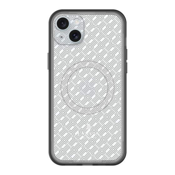 スリムプロテクションプレミアムケース with MagSafe［ LANVIN COLLECTION - ロゴパターン ］