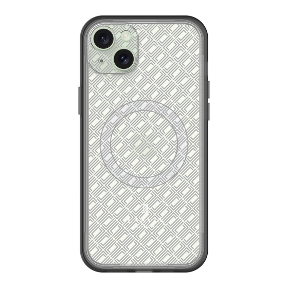 スリムプロテクションプレミアムケース with MagSafe［ LANVIN COLLECTION - ロゴパターン ］