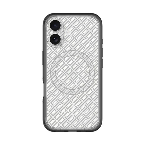 スリムプロテクションプレミアムケース with MagSafe［ LANVIN COLLECTION - ロゴパターン ］