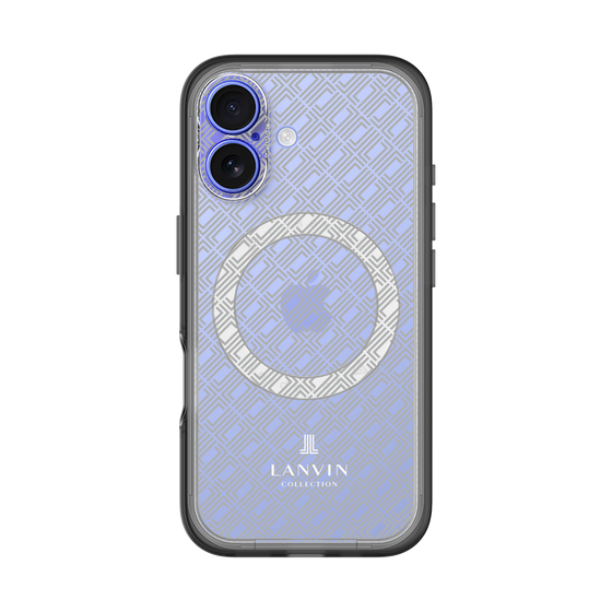 スリムプロテクションプレミアムケース with MagSafe［ LANVIN COLLECTION - ロゴパターン ］