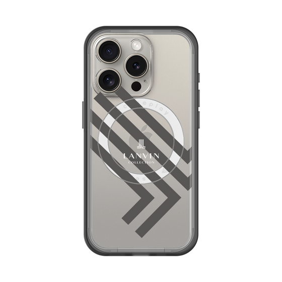 スリムプロテクションプレミアムケース with MagSafe［ LANVIN COLLECTION - ロゴ ］