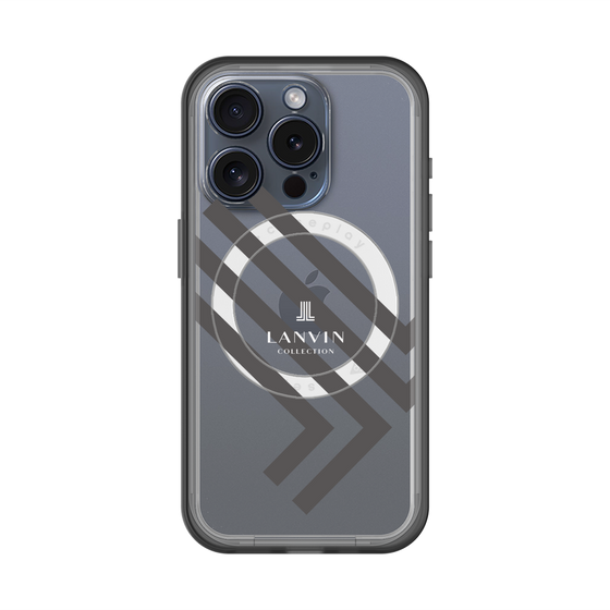 スリムプロテクションプレミアムケース with MagSafe［ LANVIN COLLECTION - ロゴ ］