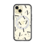 スリムプロテクションプレミアムケース with MagSafe［ LANVIN COLLECTION - タイポグラフィ - グレー ］