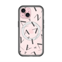 スリムプロテクションプレミアムケース with MagSafe［ LANVIN COLLECTION - タイポグラフィ - グレー ］