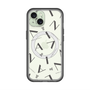 スリムプロテクションプレミアムケース with MagSafe［ LANVIN COLLECTION - タイポグラフィ - グレー ］