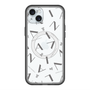 スリムプロテクションプレミアムケース with MagSafe［ LANVIN COLLECTION - タイポグラフィ - グレー ］