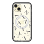 スリムプロテクションプレミアムケース with MagSafe［ LANVIN COLLECTION - タイポグラフィ - グレー ］