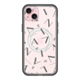 スリムプロテクションプレミアムケース with MagSafe［ LANVIN COLLECTION - タイポグラフィ - グレー ］