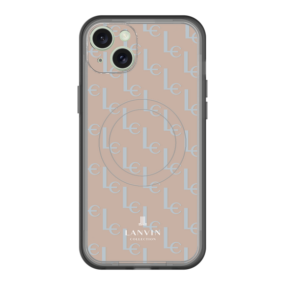 スリムプロテクションプレミアムケース with MagSafe［ LANVIN COLLECTION - ジオメトリック ］