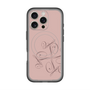 スリムプロテクションプレミアムケース with MagSafe［ LANVIN COLLECTION - 筆記体ロゴ - ピンクベージュ ］