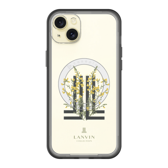 スリムプロテクションプレミアムケース with MagSafe［ LANVIN COLLECTION - フラワー ］