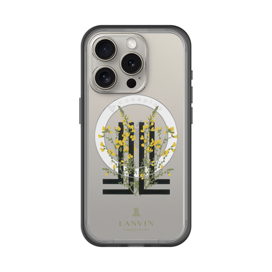 スリムプロテクションプレミアムケース with MagSafe［ LANVIN COLLECTION - フラワー ］