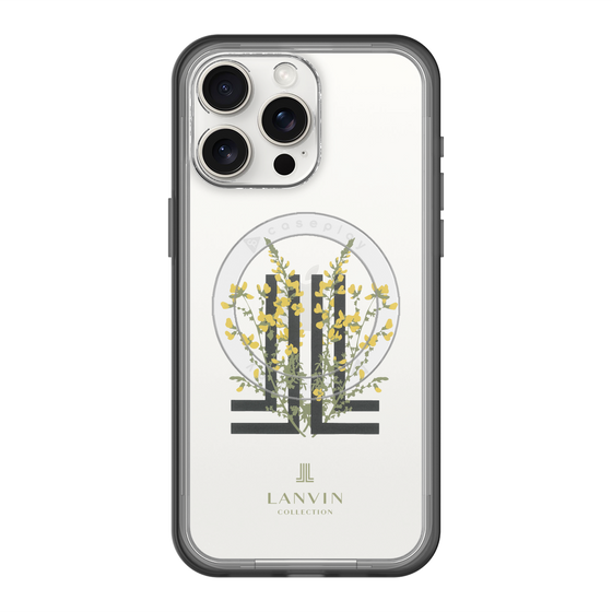 スリムプロテクションプレミアムケース with MagSafe［ LANVIN COLLECTION - フラワー ］