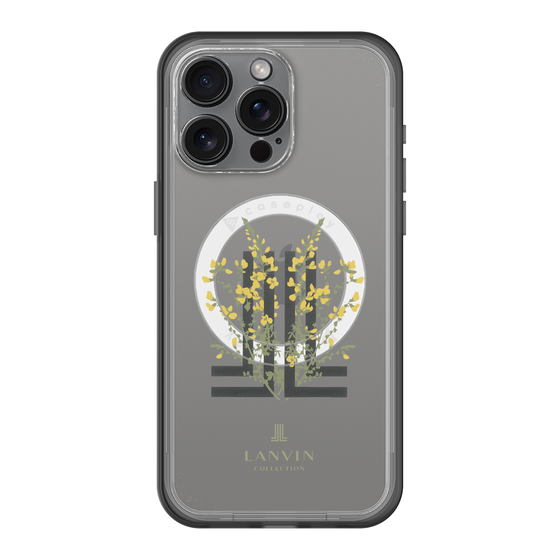 スリムプロテクションプレミアムケース with MagSafe［ LANVIN COLLECTION - フラワー ］