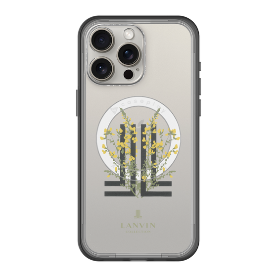 スリムプロテクションプレミアムケース with MagSafe［ LANVIN COLLECTION - フラワー ］