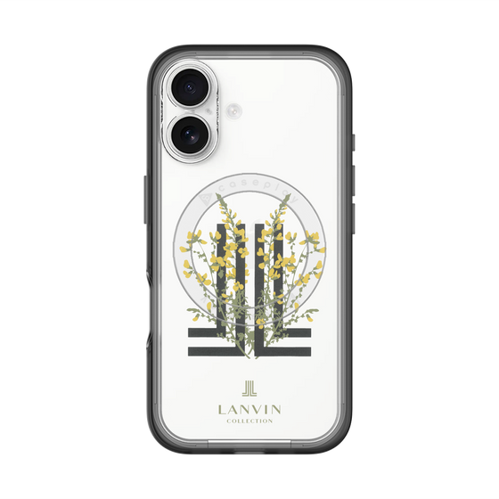 スリムプロテクションプレミアムケース with MagSafe［ LANVIN COLLECTION - フラワー ］