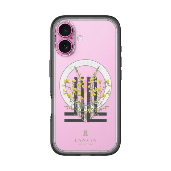 スリムプロテクションプレミアムケース with MagSafe［ LANVIN COLLECTION - フラワー ］
