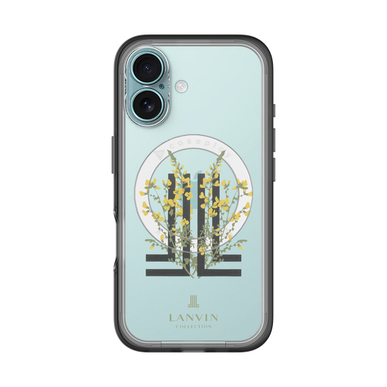 スリムプロテクションプレミアムケース with MagSafe［ LANVIN COLLECTION - フラワー ］