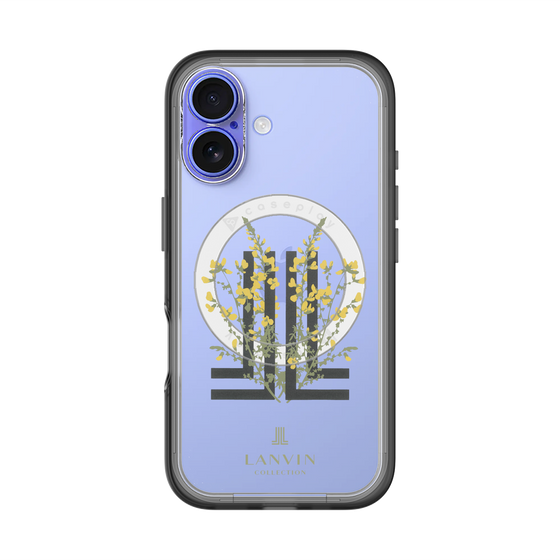 スリムプロテクションプレミアムケース with MagSafe［ LANVIN COLLECTION - フラワー ］