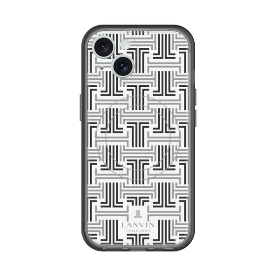 スリムプロテクションプレミアムケース with MagSafe［ LANVIN COLLECTION - モノグラム ］