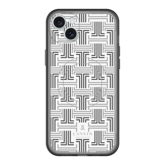スリムプロテクションプレミアムケース with MagSafe［ LANVIN COLLECTION - モノグラム ］