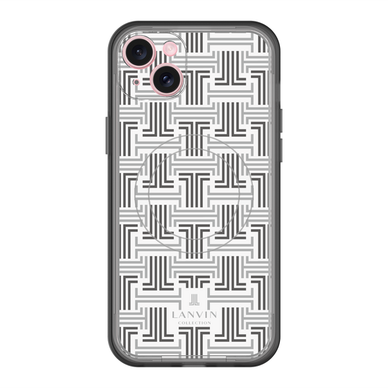 スリムプロテクションプレミアムケース with MagSafe［ LANVIN COLLECTION - モノグラム ］