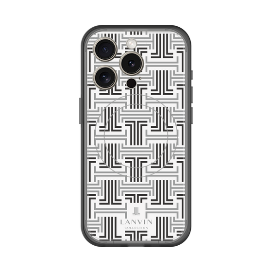 スリムプロテクションプレミアムケース with MagSafe［ LANVIN COLLECTION - モノグラム ］