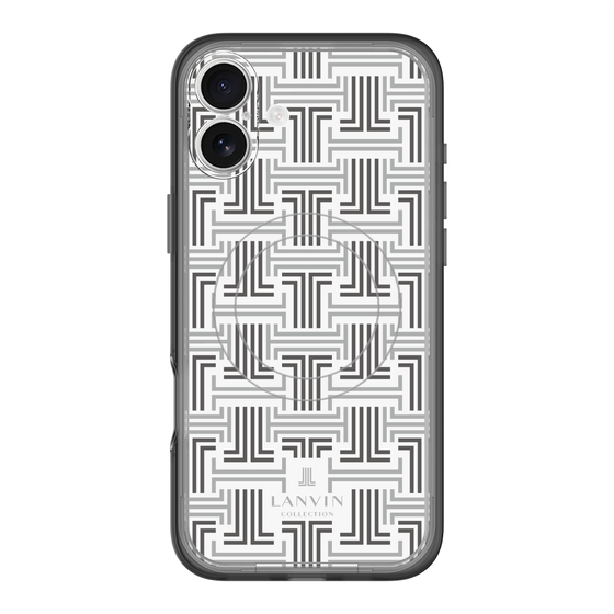 スリムプロテクションプレミアムケース with MagSafe［ LANVIN COLLECTION - モノグラム ］