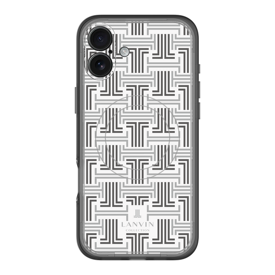 スリムプロテクションプレミアムケース with MagSafe［ LANVIN COLLECTION - モノグラム ］