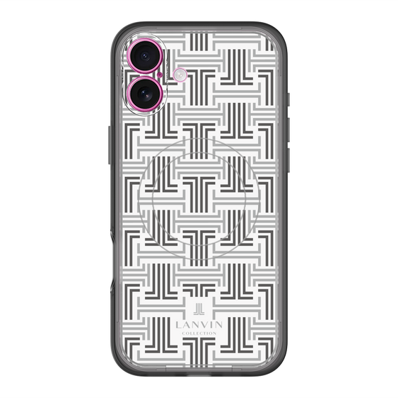 スリムプロテクションプレミアムケース with MagSafe［ LANVIN COLLECTION - モノグラム ］