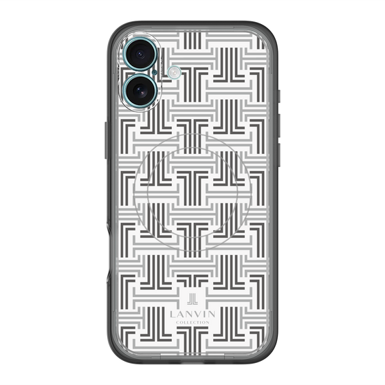 スリムプロテクションプレミアムケース with MagSafe［ LANVIN COLLECTION - モノグラム ］