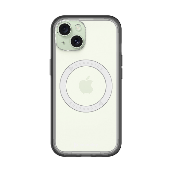 スリムプロテクションプレミアムケース with MagSafe［ オリジナル - caseplayロゴ - ホワイト/A ］