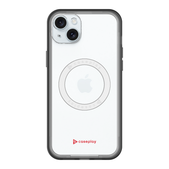 スリムプロテクションプレミアムケース with MagSafe［ オリジナル - caseplayロゴ - レッド/A ］