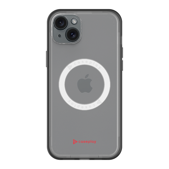 スリムプロテクションプレミアムケース with MagSafe［ オリジナル - caseplayロゴ - レッド/A ］