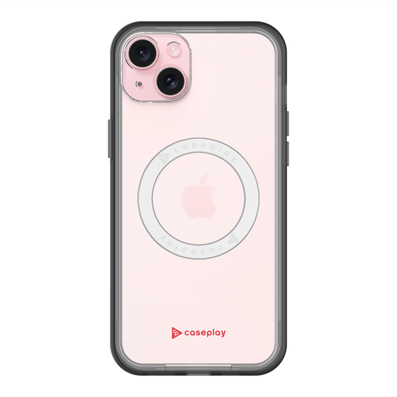 スリムプロテクションプレミアムケース with MagSafe［ オリジナル - caseplayロゴ - レッド/A ］