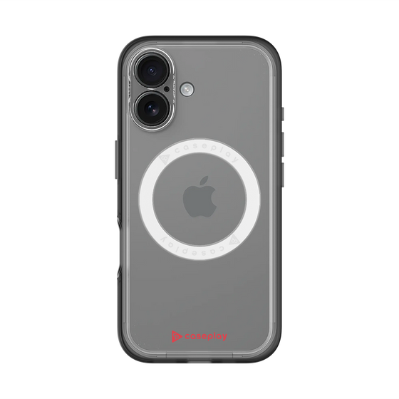 スリムプロテクションプレミアムケース with MagSafe［ オリジナル - caseplayロゴ - レッド/A ］